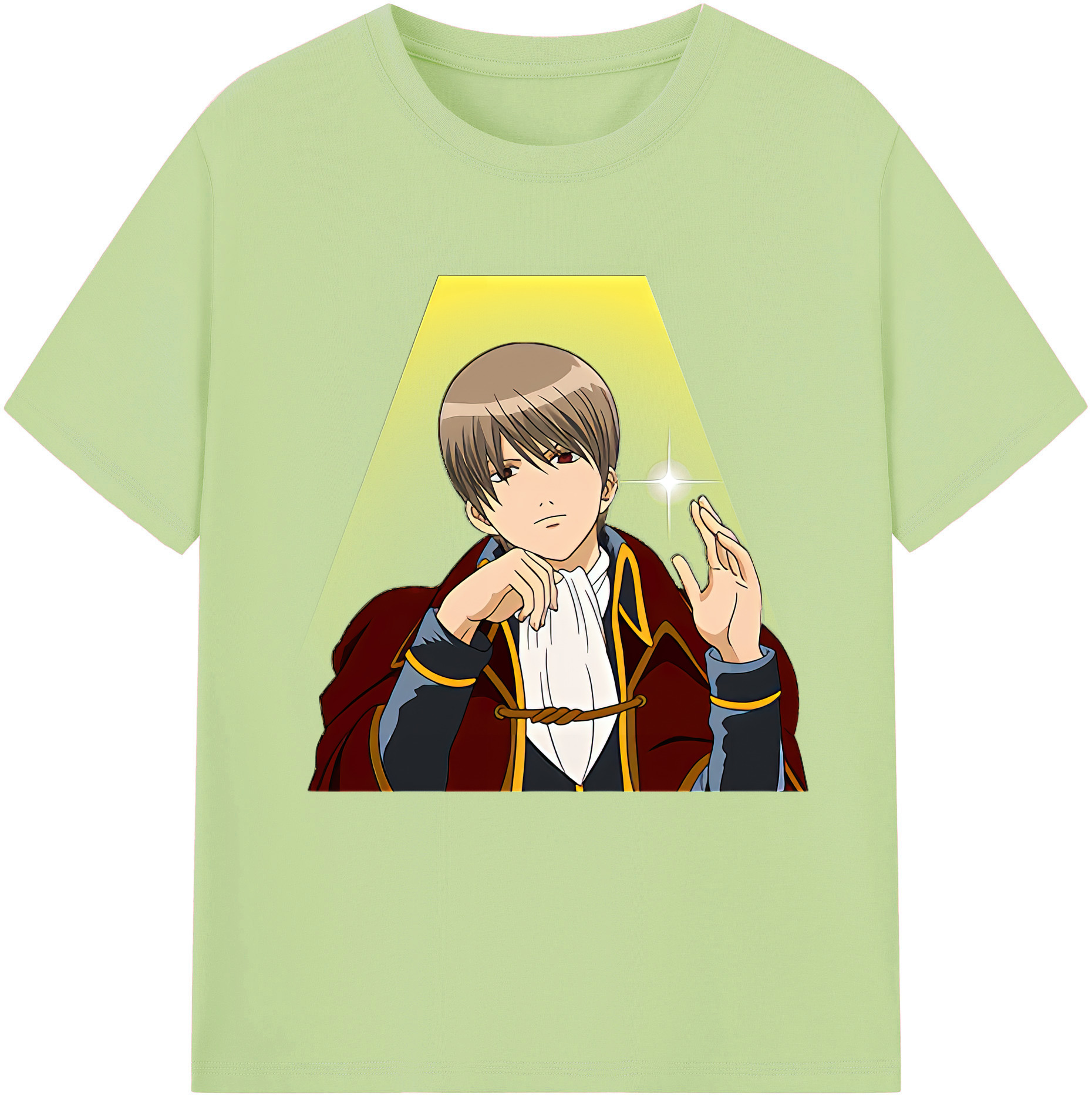 （画像用） ぎんたま 坂田銀時（さかたぎんとき） 神楽 志村新八（しむら しんぱち） GINTAMA Sakata Gintoki Kagura Shimura Shinpachi 綿100％半袖Tシャツ（フロントプリント）
